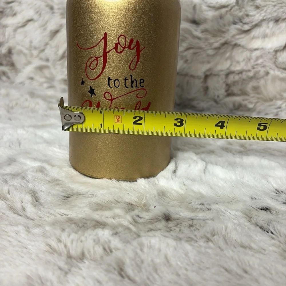 Red Lantern and Gold Decorative Glass Vase Set